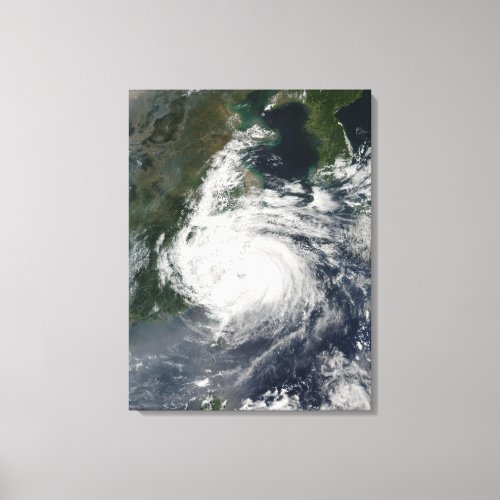 Typhoon Sinlaku Canvas Print