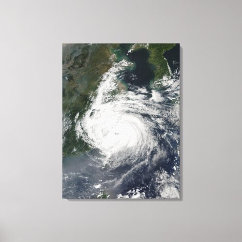 Typhoon Sinlaku Canvas Print