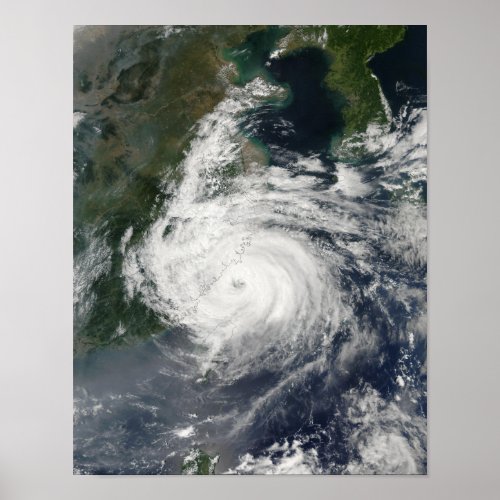 Typhoon Sinlaku Poster