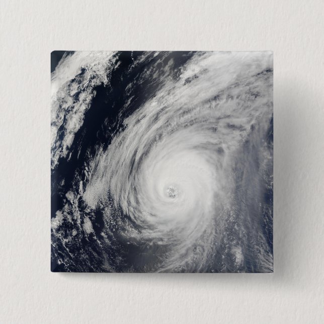 Typhoon Sudal south of Japan 3 Pinback Button (Front)