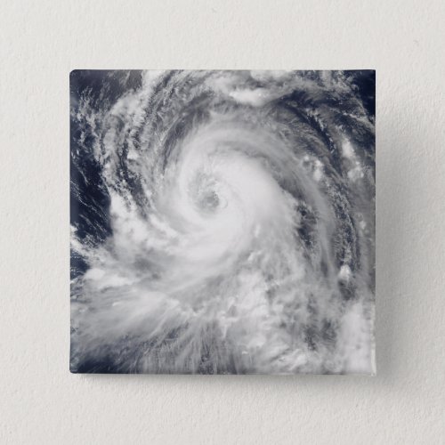 Typhoon Tingting over the Northern Mariana Isla Pinback Button