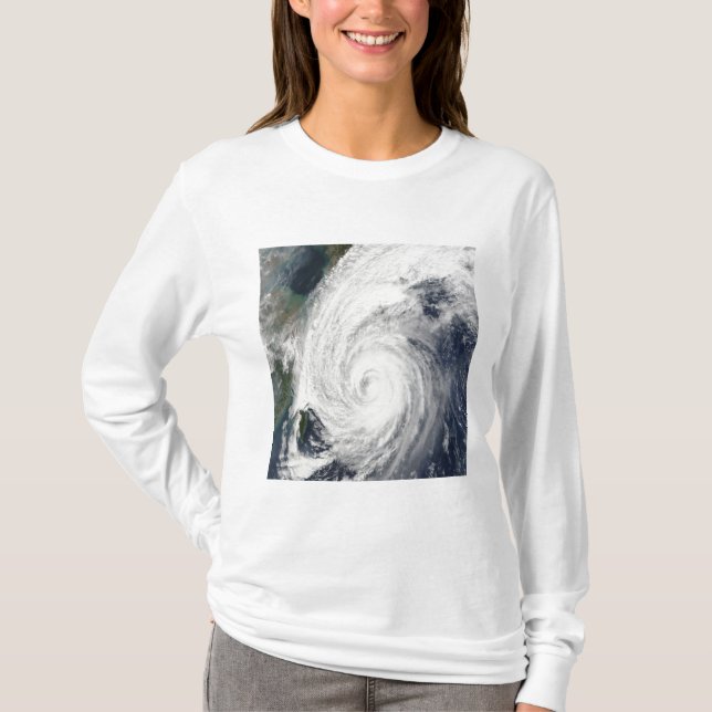 Typhoon Tokage south of Japan T-Shirt (Front)