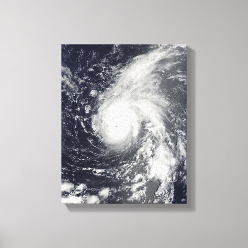 Typhoon Vamco in the Pacific Ocean Canvas Print