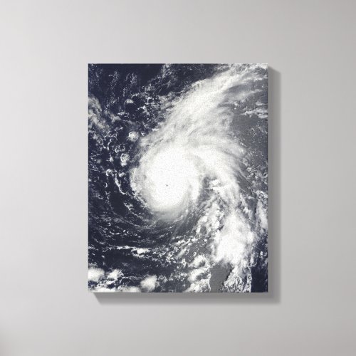 Typhoon Vamco in the Pacific Ocean Canvas Print
