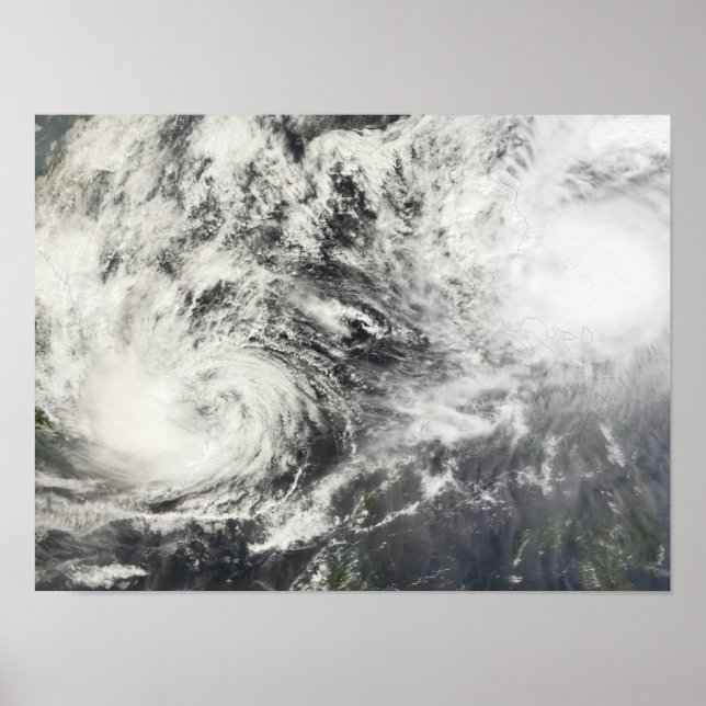 Typhoons Mitag and Hagibis Poster (Front)