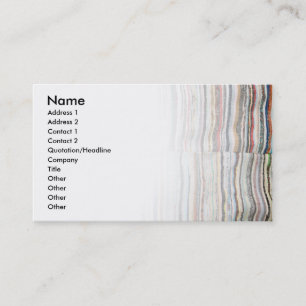 Typical azorean blanket business card