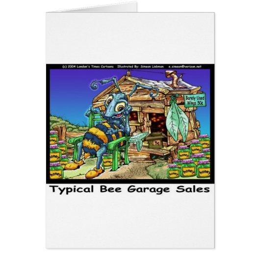 Typical Bee Garage Sales Funny Gifts & Tees (Front)
