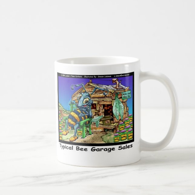 Typical Bee Garage Sales Funny Gifts & Tees Coffee Mug (Right)