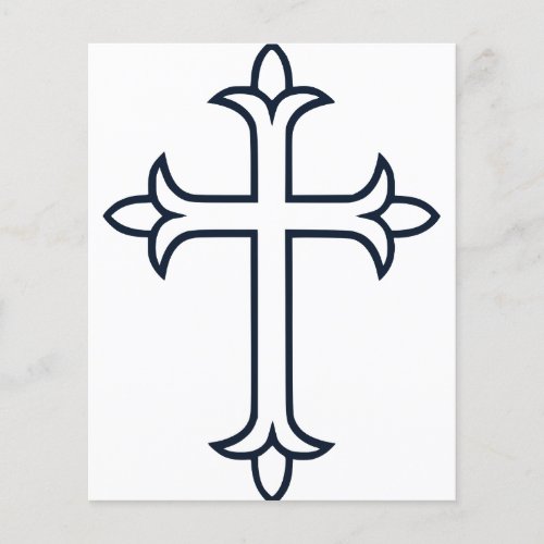 Typical Christian cross