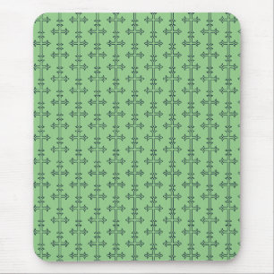 Typical Christian cross Mouse Pad