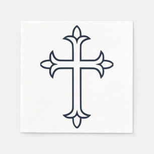 Typical Christian cross Napkins