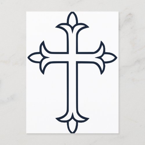 Typical Christian cross Postcard