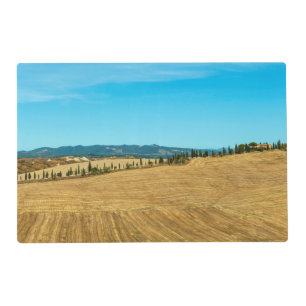 Typical landscapes for Siena Province in Tuscany Placemat