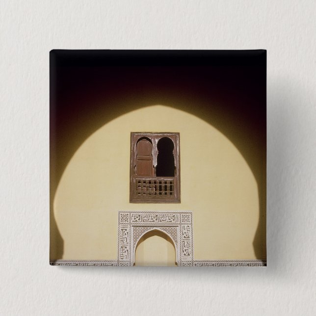 Typical Moroccan Window Pinback Button (Front)