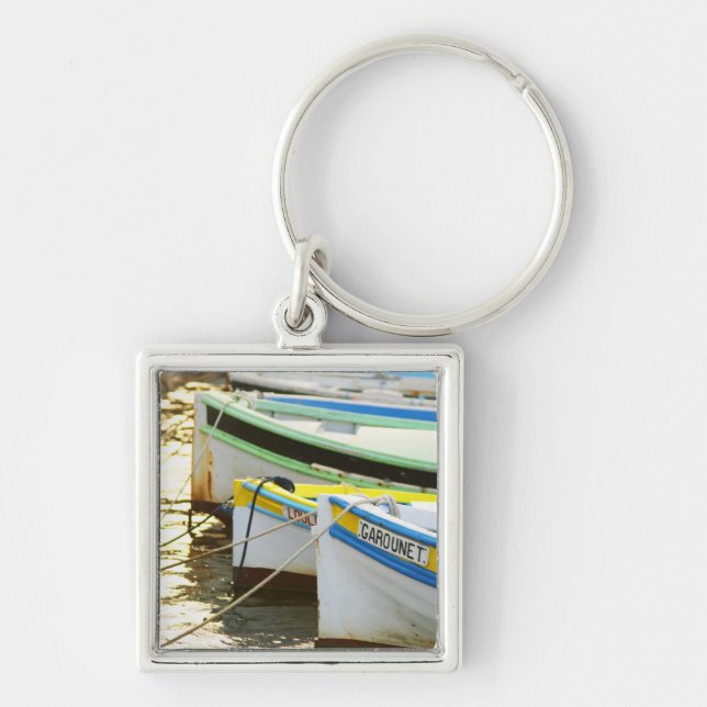 Typical Provencal fishing boats painted in Keychain (Front)