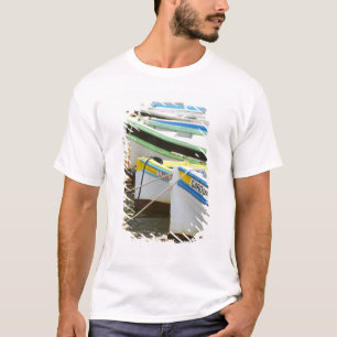 Typical Provencal fishing boats painted in T-Shirt