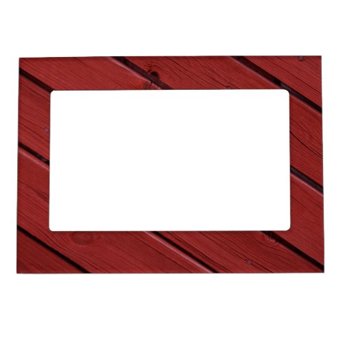 Typical Swedish Falun colors red color Magnetic Frame