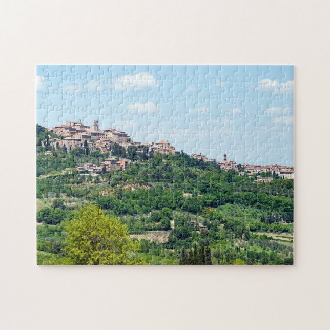 Typical Traditional Village in Tuscany - Italy Jigsaw Puzzle (Horizontal)