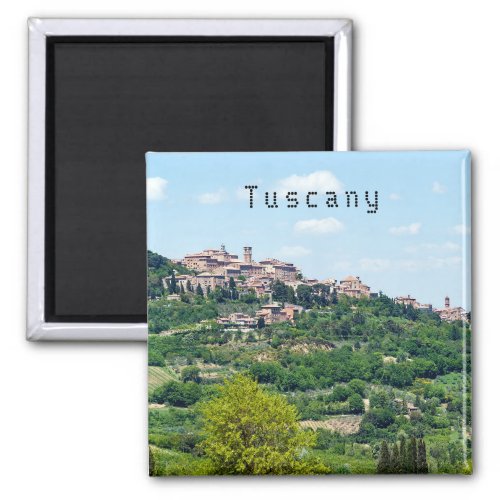 Typical Traditional Village in Tuscany _ Italy Magnet