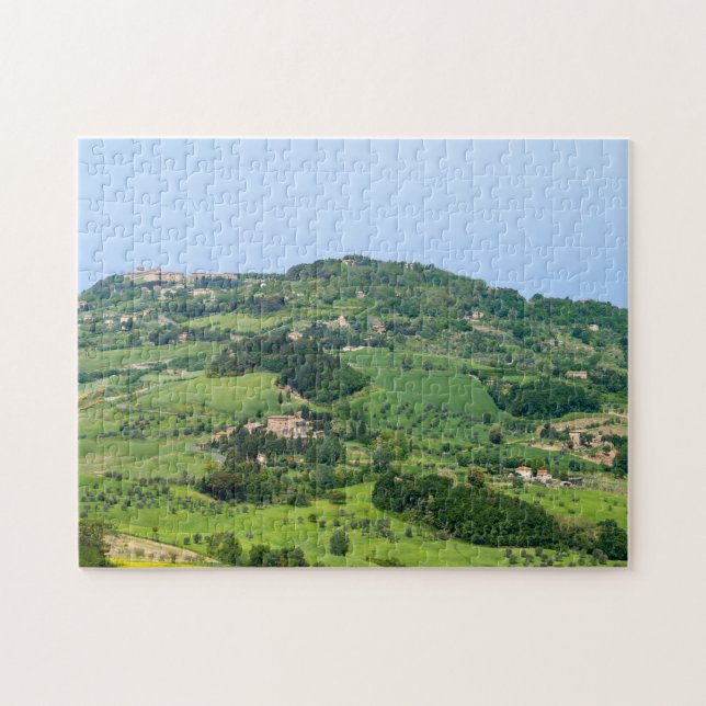 Typical Tuscany Landscape with Hills - Italy Jigsaw Puzzle (Horizontal)