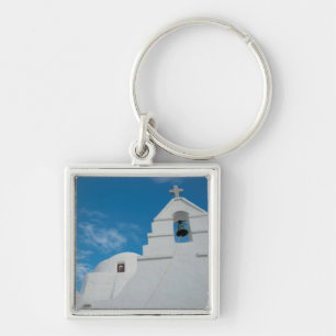 Typical whitewashed church keychain