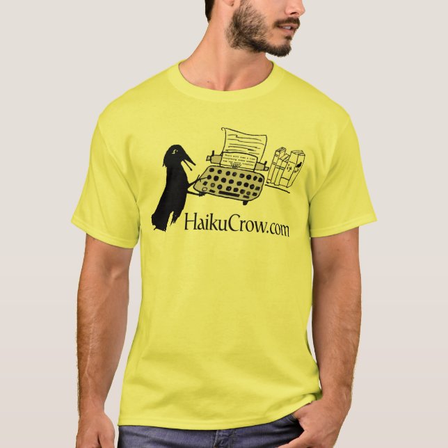 Typing Crow T-Shirt (Front)