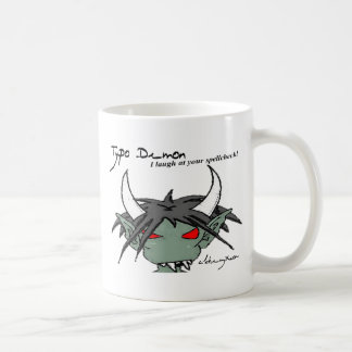 Typo Demon Mug: Spellcheck Coffee Mug