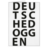 Typo: Great Dane (Front)