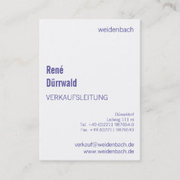 Typographic Business Cards