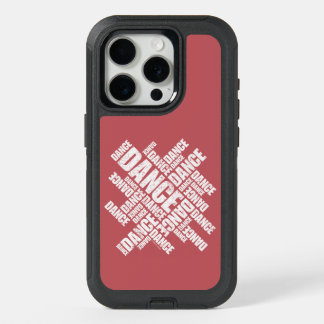 Typographic Dance (Distressed) iPhone 15 Pro Case