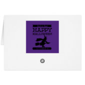 Typographic retro Halloween (Back Horizontal)