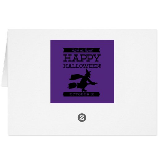 Typographic retro Halloween (Back Horizontal)