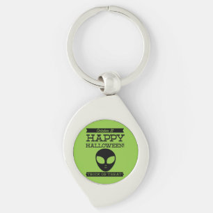 Typographic retro Halloween Keychain