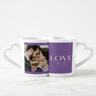 Typographic Soulmate LOVE Frame Design Lovers' mug