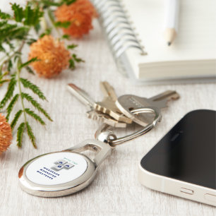 typography_2_with you_2 metal keychain