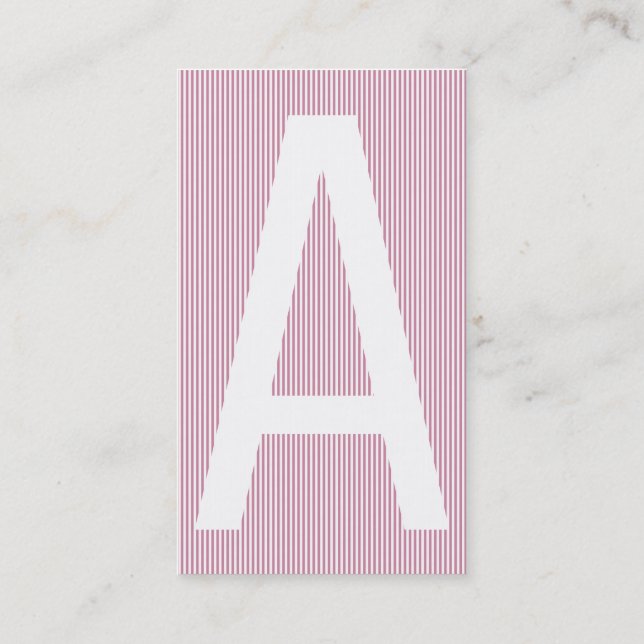 Typography based business card (Back)