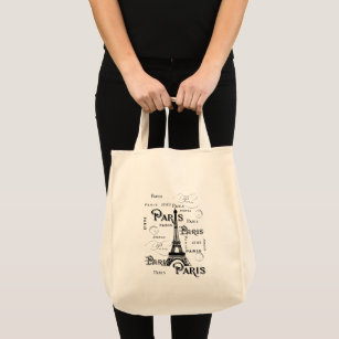 Paris Canvas Shoulder Pastel Tote Bags – The Preppy Place