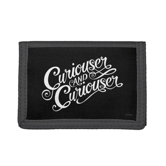 Typography | Curiouser and Curiouser 4 Tri-fold Wallet (Front)