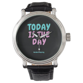Typography Expressive Fashion Wear Watch
