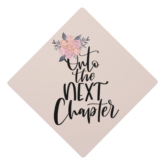 Typography Graduation Cap Topper (Front)