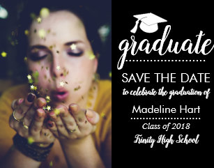 graduation save the date cards zazzle