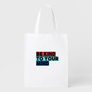 Typography Grocery Bag