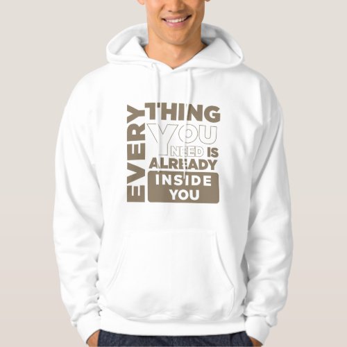 Typography Hoodie