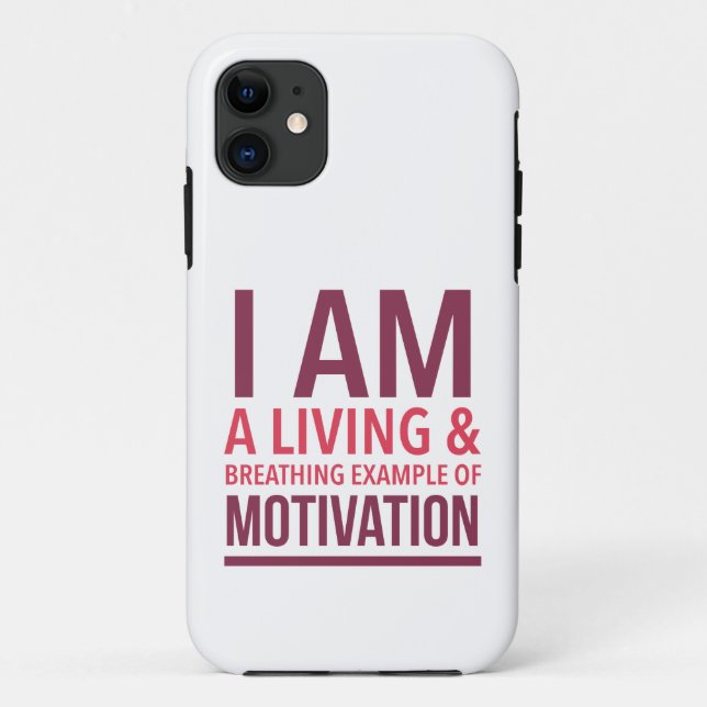 Typography iPhone 11 Case (Back)
