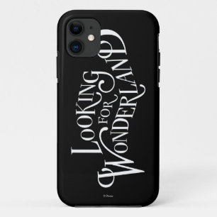 Typography Looking for Wonderland 4 iPhone 11 Case