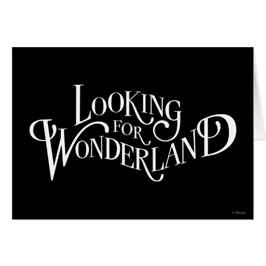 Typography | Looking for Wonderland Cards (Front Horizontal)