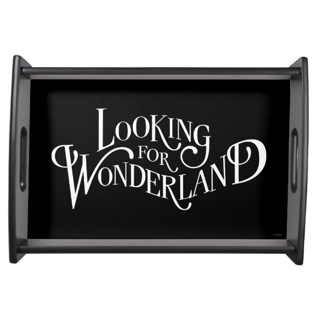 Typography | Looking for Wonderland Serving Tray (Front)