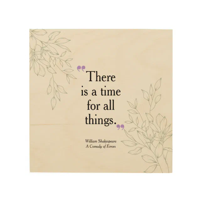 Modern Shakespeare Quote Sticker – Soft Neutral Typography