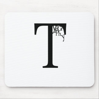 Typography Mouse Pad