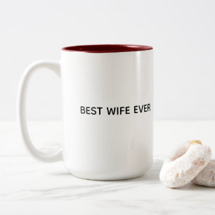 Typography Mug Design – Best Wife Ever